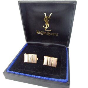 Authentic YVES SAINT LAURENT cuffs metal [Used]